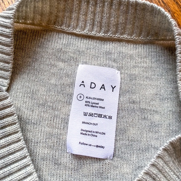 ADAY Branch Out Sweater, Cloud, Size S - Picture 8 of 13